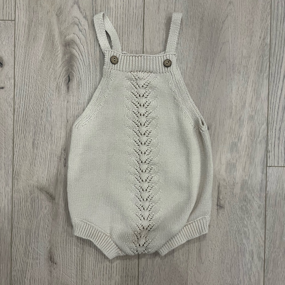 Mebie Baby Knit Bubble Romper
